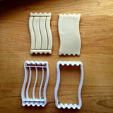 Set of 2 Beach Towel Cookie Cutters/Dishwasher Safe