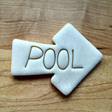 Pool Sign Cookie Cutter/Dishwasher Safe