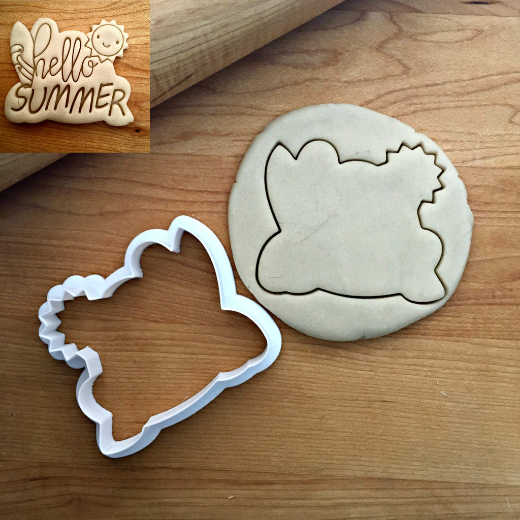 Hello Summer Cookie Cutter/Dishwasher Safe