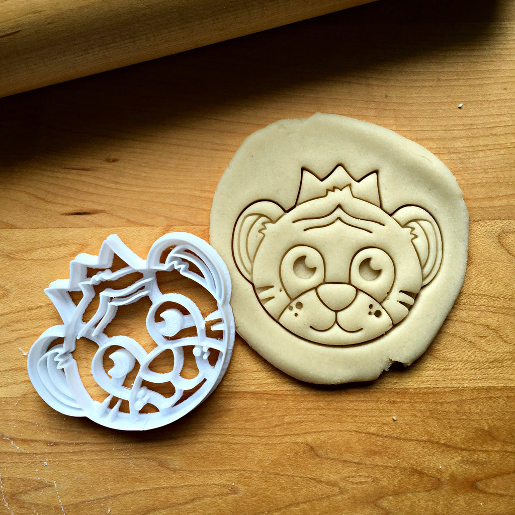 Tiger with Crown Cookie Cutter/Dishwasher Safe