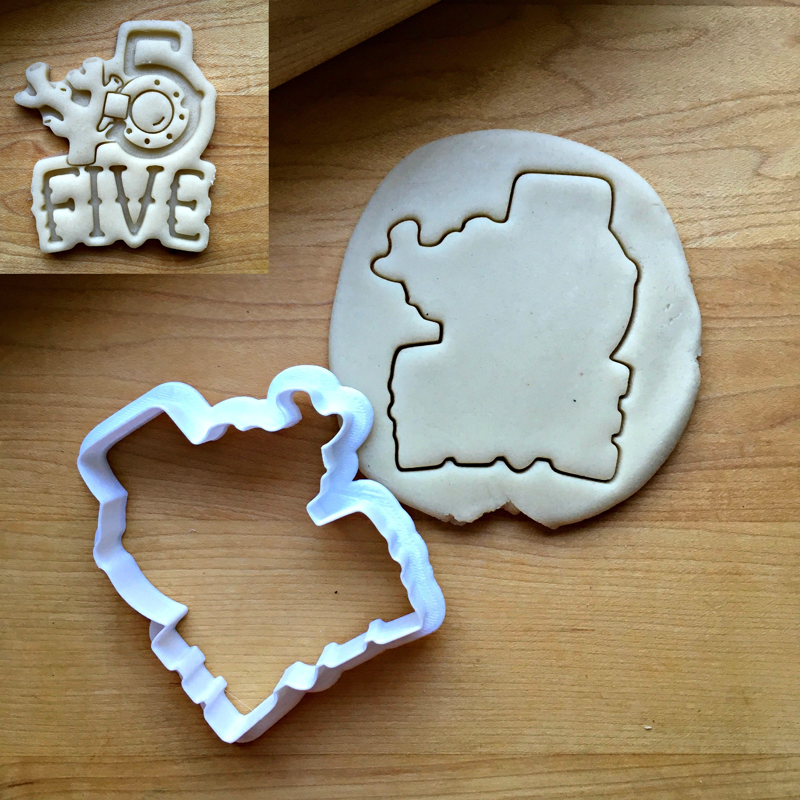 Nautical Number 5 Cookie Cutter/Dishwasher Safe