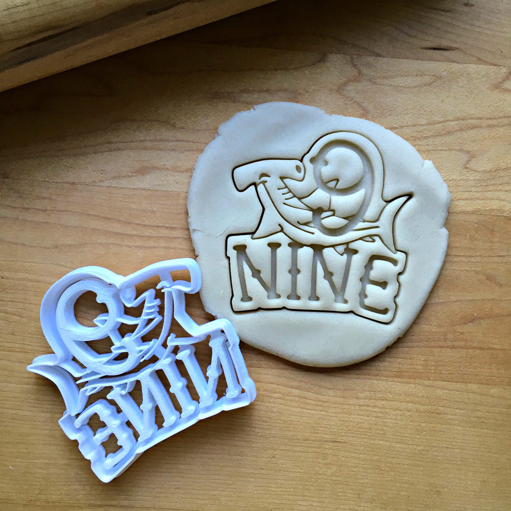 Nautical Number 9 Cookie Cutter/Dishwasher Safe