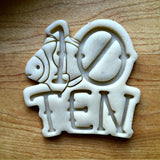 Nautical Number 10 Cookie Cutter/Dishwasher Safe