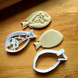 Set of 2 Tang Fish Cookie Cutters/Dishwasher Safe