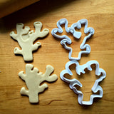 Set of 2 Coral Cookie Cutters/Dishwasher Safe