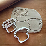 Set of 2 Sea Anemone Cookie Cutters/Dishwasher Safe