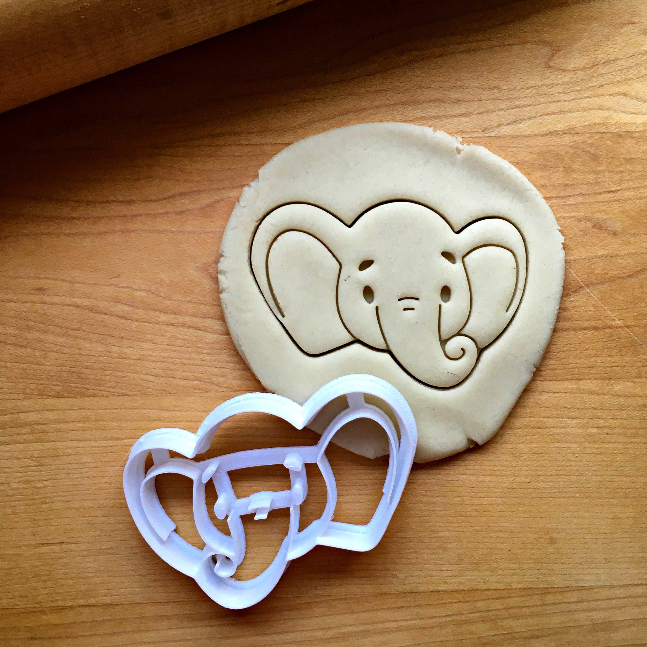 Baby Elephant Face Cookie Cutter/Dishwasher Safe