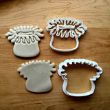 Set of 2 Sea Anemone Cookie Cutters/Dishwasher Safe