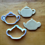 Set of 2 Teapot Cookie Cutters/Dishwasher Safe