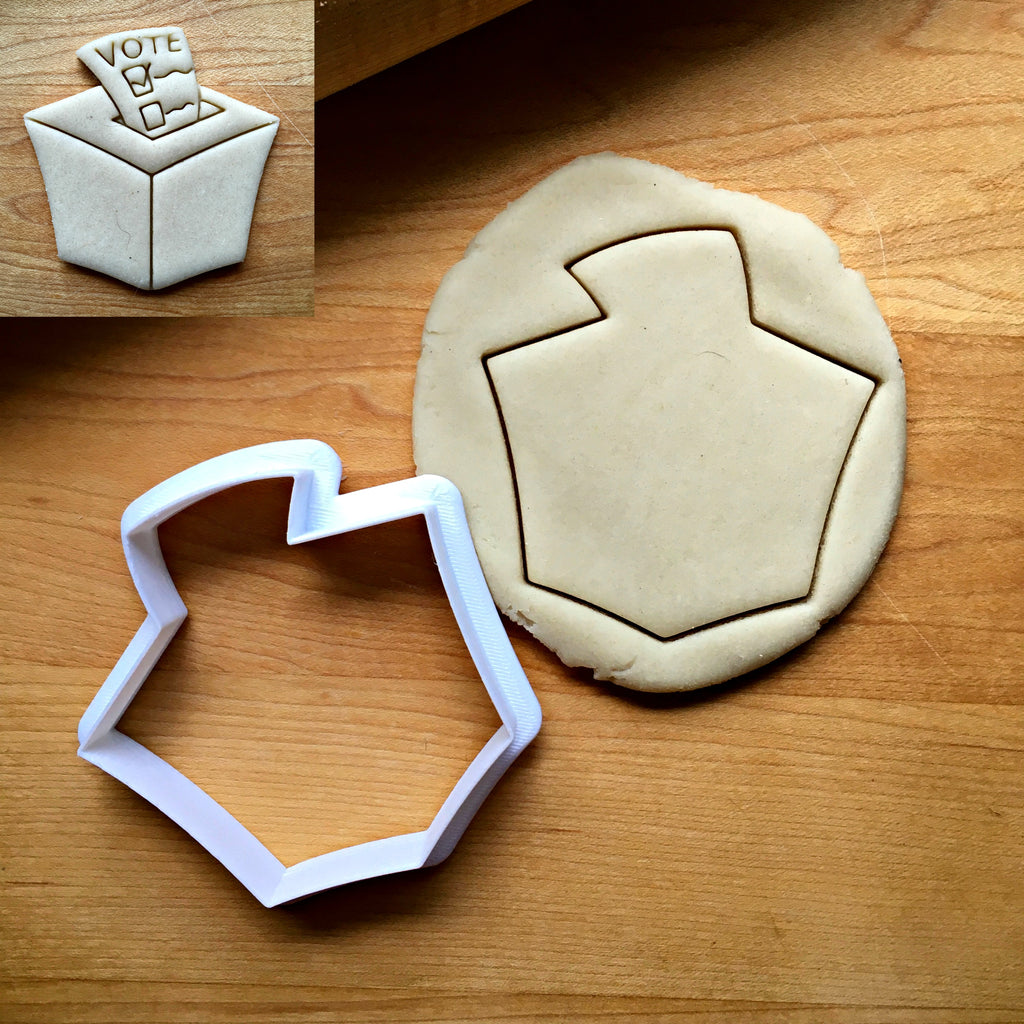 Ballot Box Cookie Cutter/Dishwasher Safe