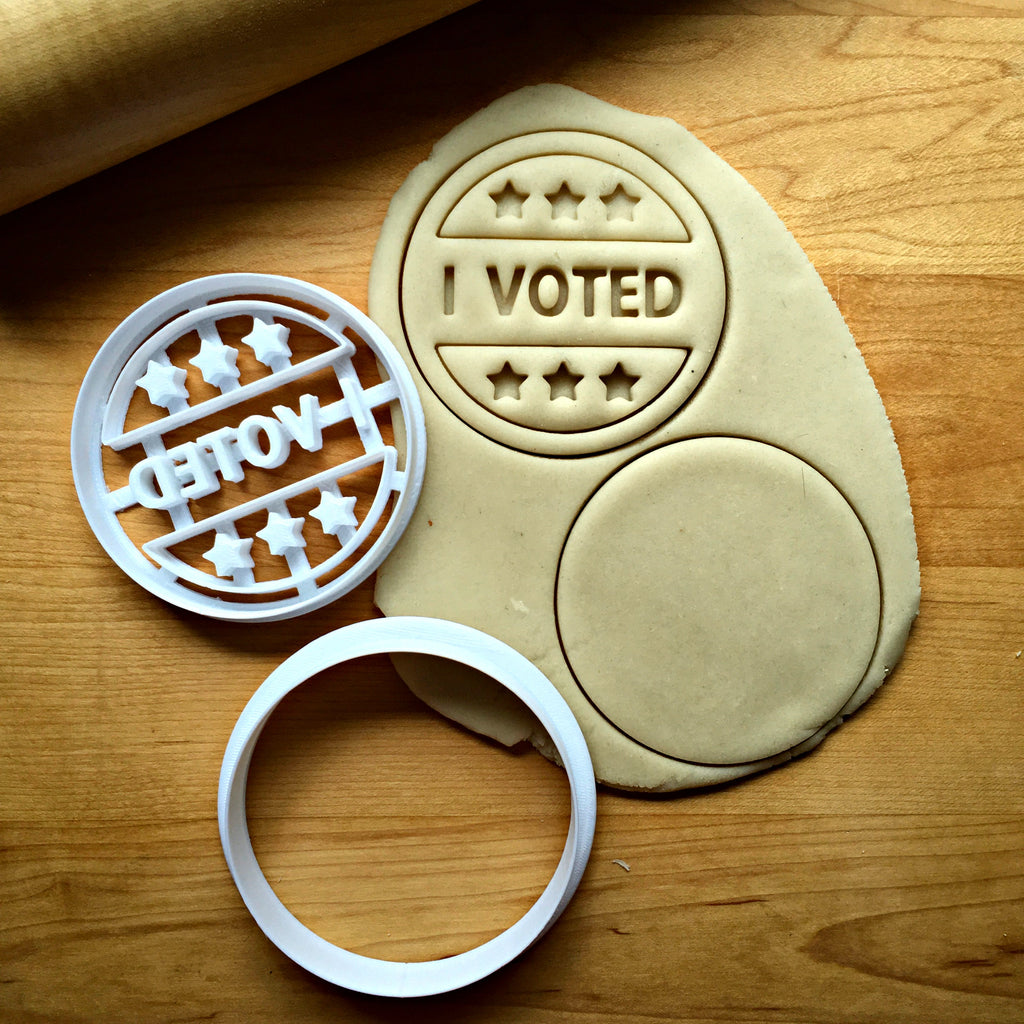 "I Voted" Cookie Cutter/Dishwasher Safe