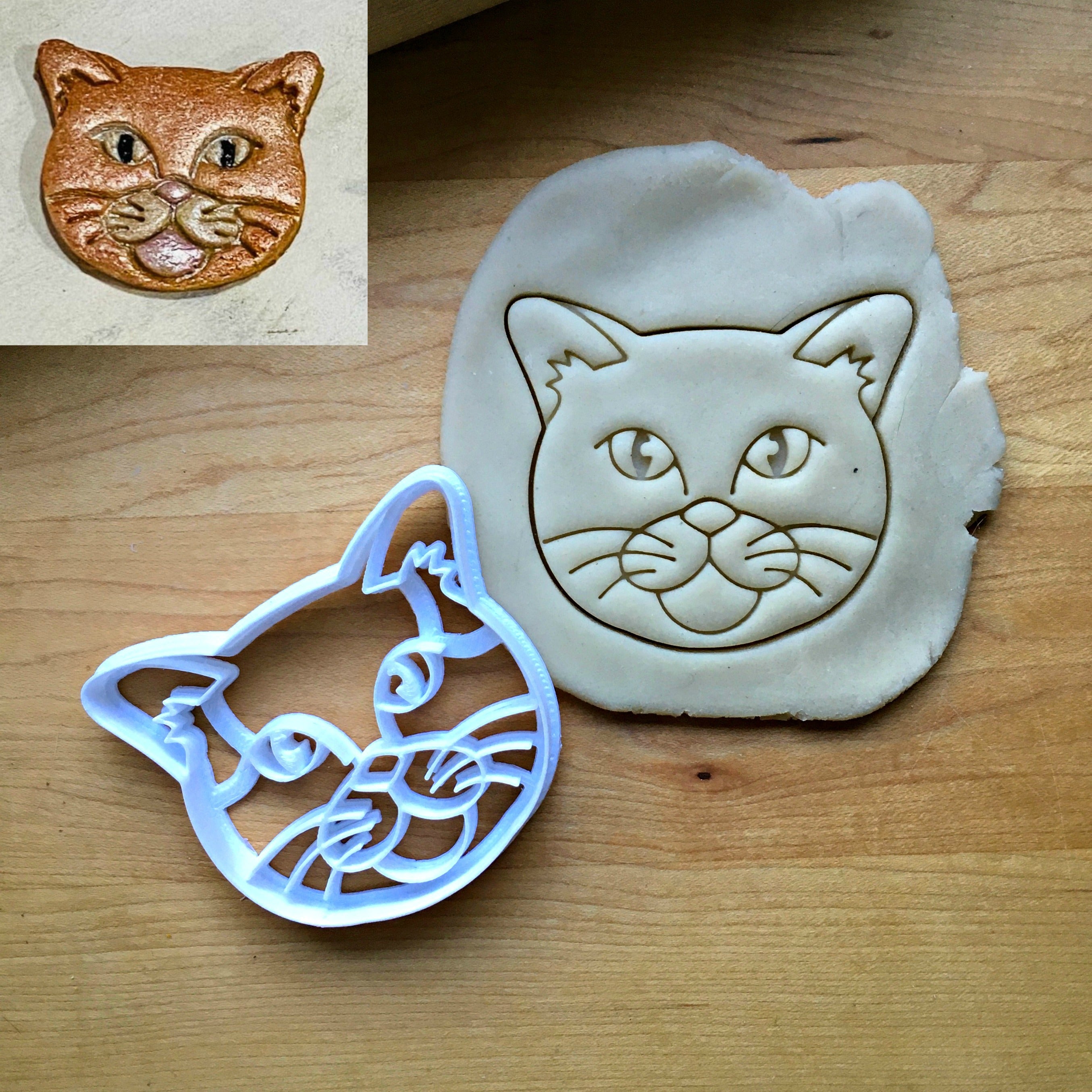 Short Haired Cat Cookie Cutter/Dishwasher Safe