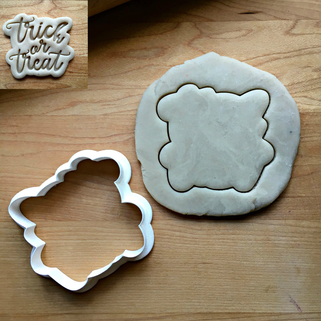 Trick or Treat Script Cookie Cutter/Dishwasher Safe