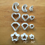 Set of 4 Cookie Cutter Bits/Multi-Size/Dishwasher Safe