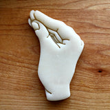 Pinched Hand Cookie Cutter/Dishwasher Safe