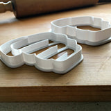 Set of 2 Fist Bump Cookie Cutters/Dishwasher Safe