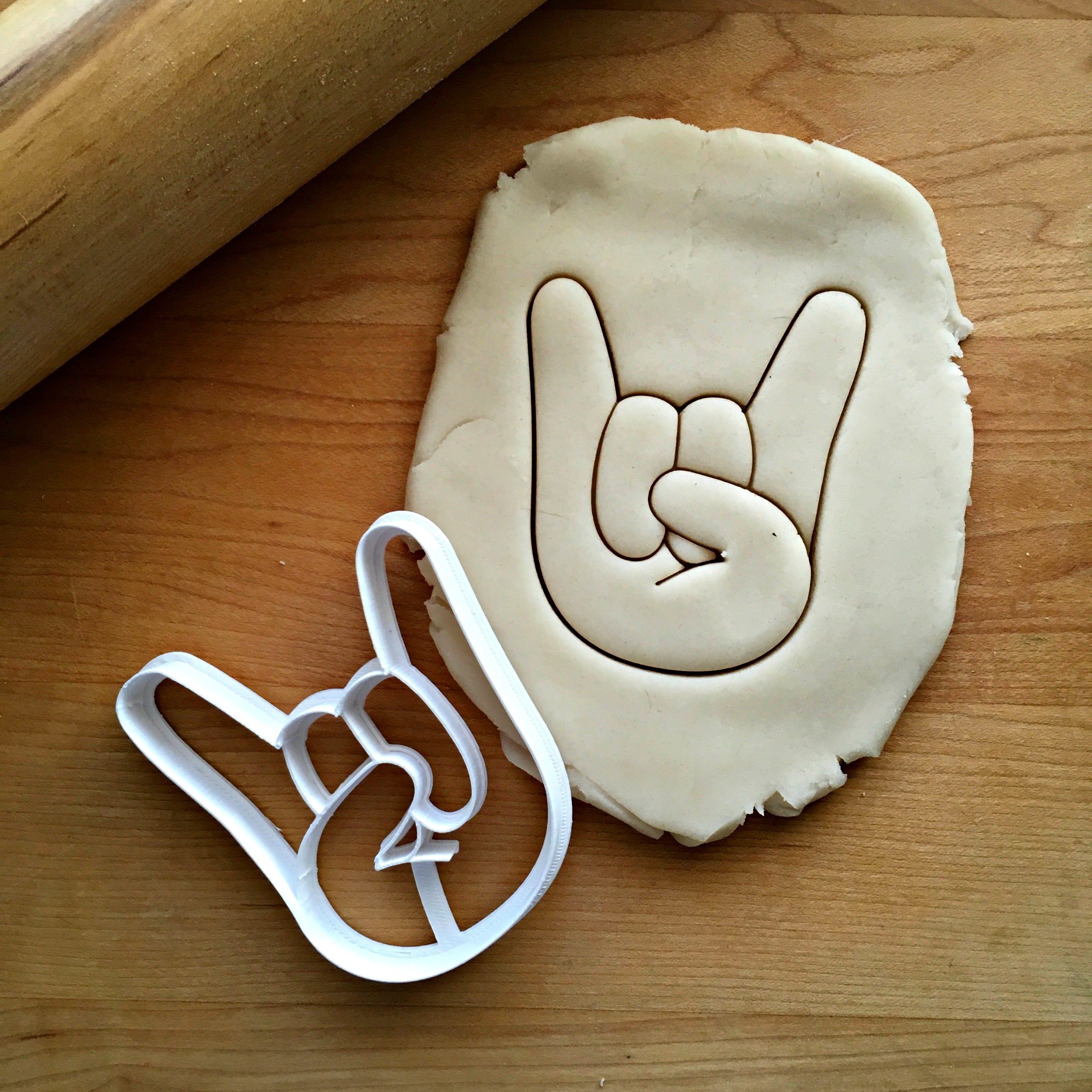 Sign of the Horns Cookie Cutter/Dishwasher Safe