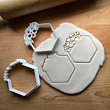 Set of 2 Floral Hexagon Cookie Cutters/Dishwasher Safe