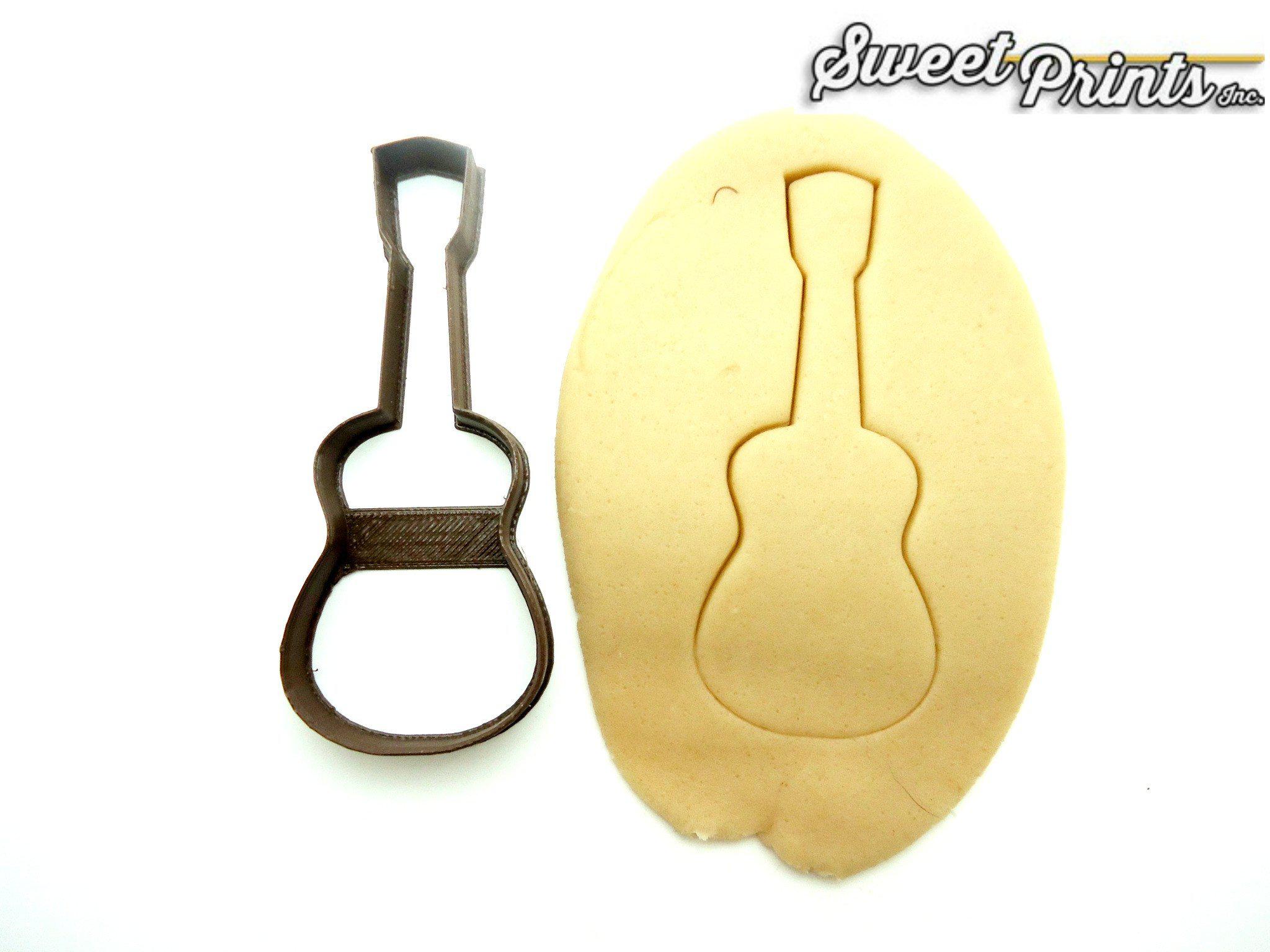 Acoustic Guitar Cookie Cutter/Dishwasher Safe - Sweet Prints Inc.