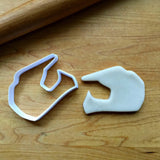 Set of 4 Father's Day Wild at Heart Cookie Cutters/Dishwasher Safe