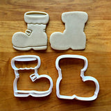 Set of 2 Santa Boot Cookie Cutters/Dishwasher Safe