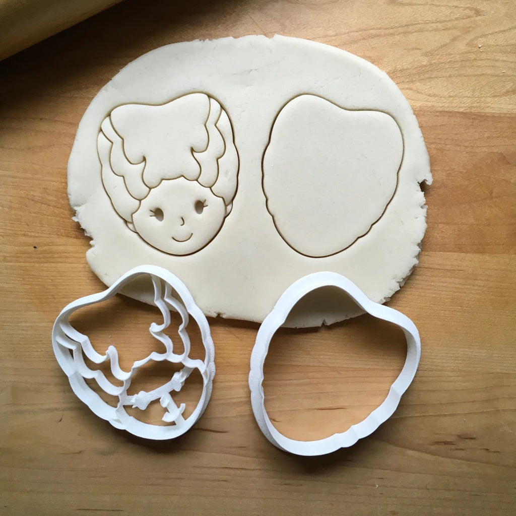 Set of 2 Cute Bride of Frankenstein Cookie Cutters/Dishwasher Safe