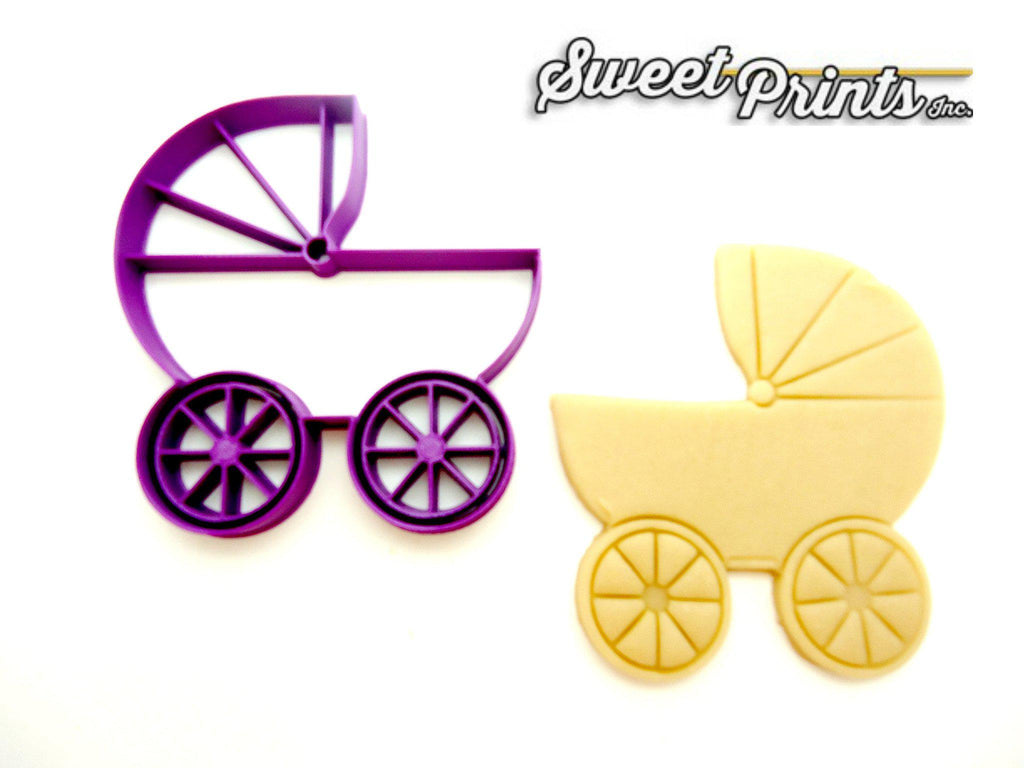 Baby Carriage Cookie Cutter/Dishwasher Safe
