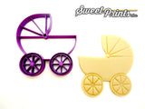 Baby Carriage Cookie Cutter/Dishwasher Safe - Sweet Prints Inc.