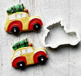 Tree Topped Station Wagon Cookie Cutter/Dishwasher Safe