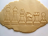 Set of 6 Chess Piece Cookie Cutters