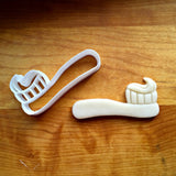 Chunky Toothbrush with Paste Cookie Cutter/Dishwasher Safe