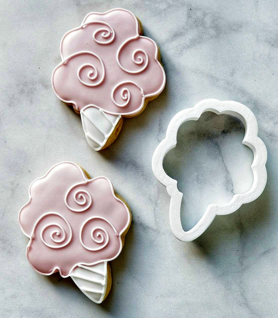 Cotton Candy Cookie Cutter/Dishwasher Safe