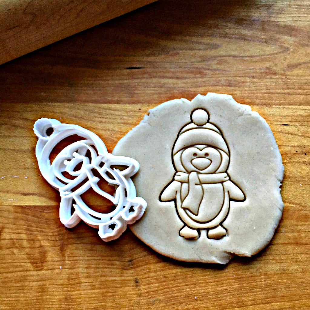 Penguin with Hat Cookie Cutter/Dishwasher Safe