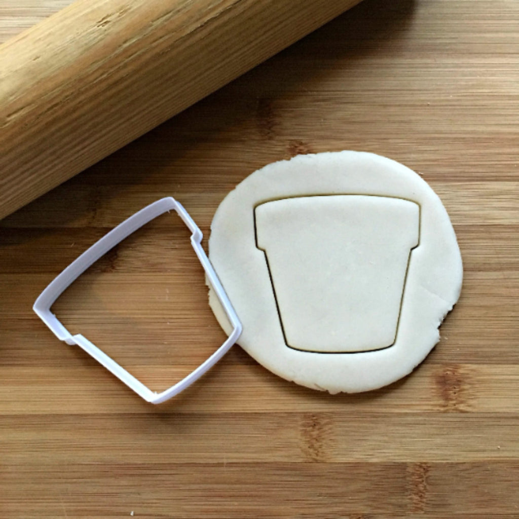 Flower Pot Cookie Cutter/Dishwasher Safe