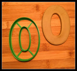 Set of 9 Number Cookie Cutters 0-8/Creates a Cut-Out of the Centers/Dishwasher Safe