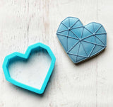 Geometric Heart Cookie Cutter/Dishwasher Safe
