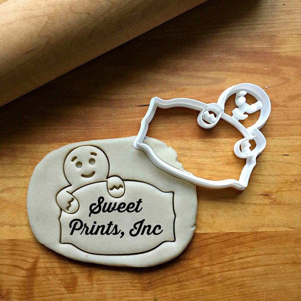 Gingerbread Plaque Cookie Cutter/Dishwasher Safe