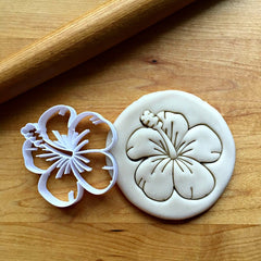 2" Hibiscus Cookie Cutter/Dishwasher Safe/Clearance