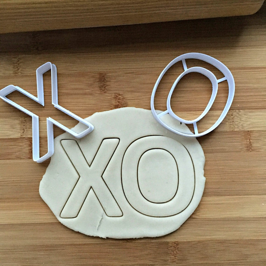 Set of 2 Tic Tac Toe Cookie Cutters/Creates an Imprint of the Center/Dishwasher Safe