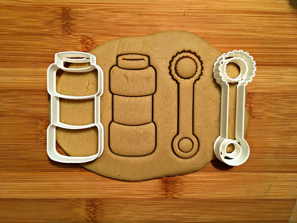 Bubble Jar and Wand Cookie Cutter/Dishwasher Safe