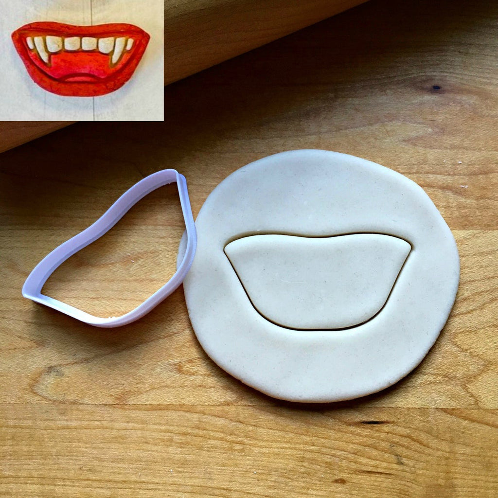 Vampire Teeth Cookie Cutter/Dishwasher Safe