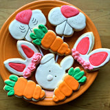 Set of 2 Cute Bunny Face Cookie Cutters/Dishwasher Safe