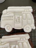 Set of 2 Fire Truck Cookie Cutters/Dishwasher Safe