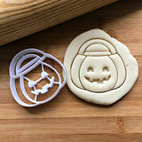 Jack-O-Lantern Bucket Cookie Cutter/Dishwasher Safe