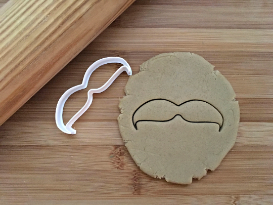 Mustache V1 Cookie Cutter/Dishwasher Safe