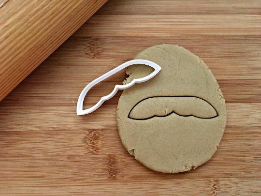 Mustache V2 Cookie Cutter/Dishwasher Safe