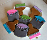 Paint Brush Cookie Cutter in Multiple Sizes