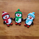 Set of 2 Penguin with Hat Cookie Cutters/Dishwasher Safe