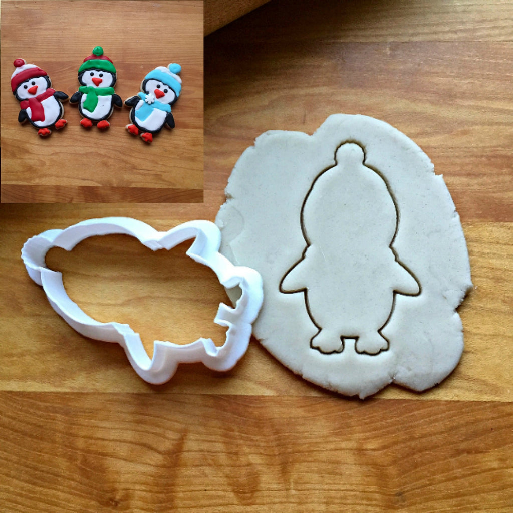 Penguin with Hat Cookie Cutter/Dishwasher Safe