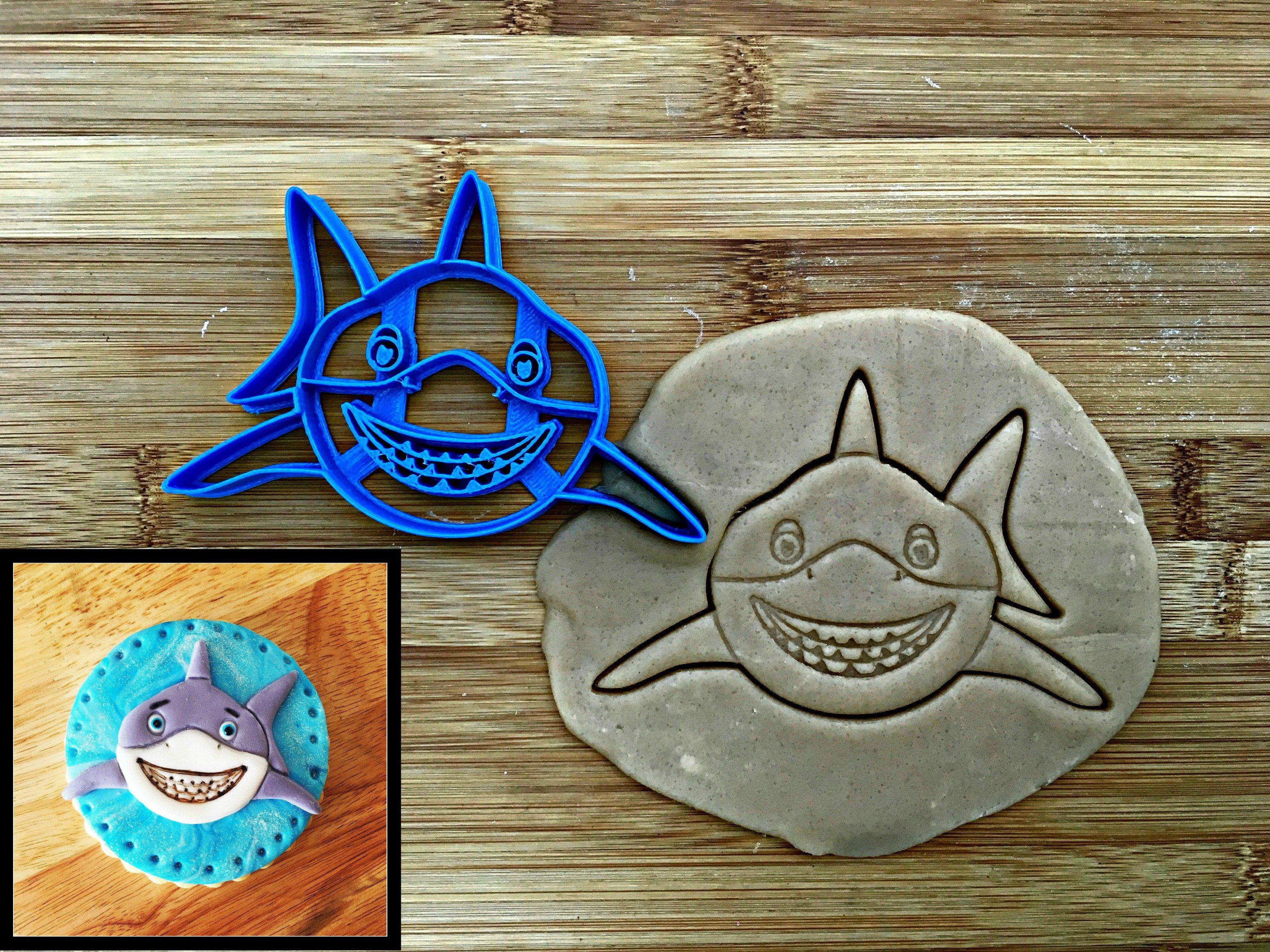 Smiling Shark Face Cookie Cutter/Dishwasher Safe